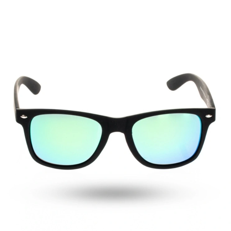 NEW BAD LINE OKULARY CLASSIC POLARIZED BLACK RUBBER GREEN MIRROR 00-05