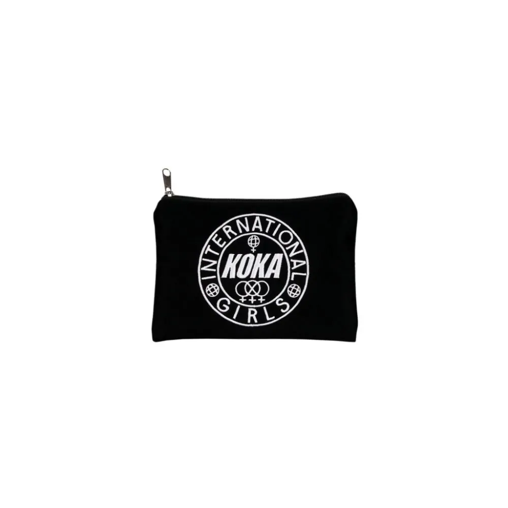 KOKA PORTFEL INTERNATIONAL GIRLS SMALL CASE CZARNY