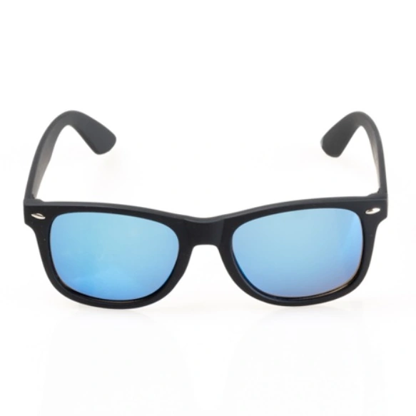 NEW BAD LINE OKULARY CLASSIC BLACK RUBBER BLUE MIRROR 20-204