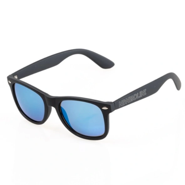 NEW BAD LINE OKULARY CLASSIC BLACK RUBBER BLUE MIRROR 20-204