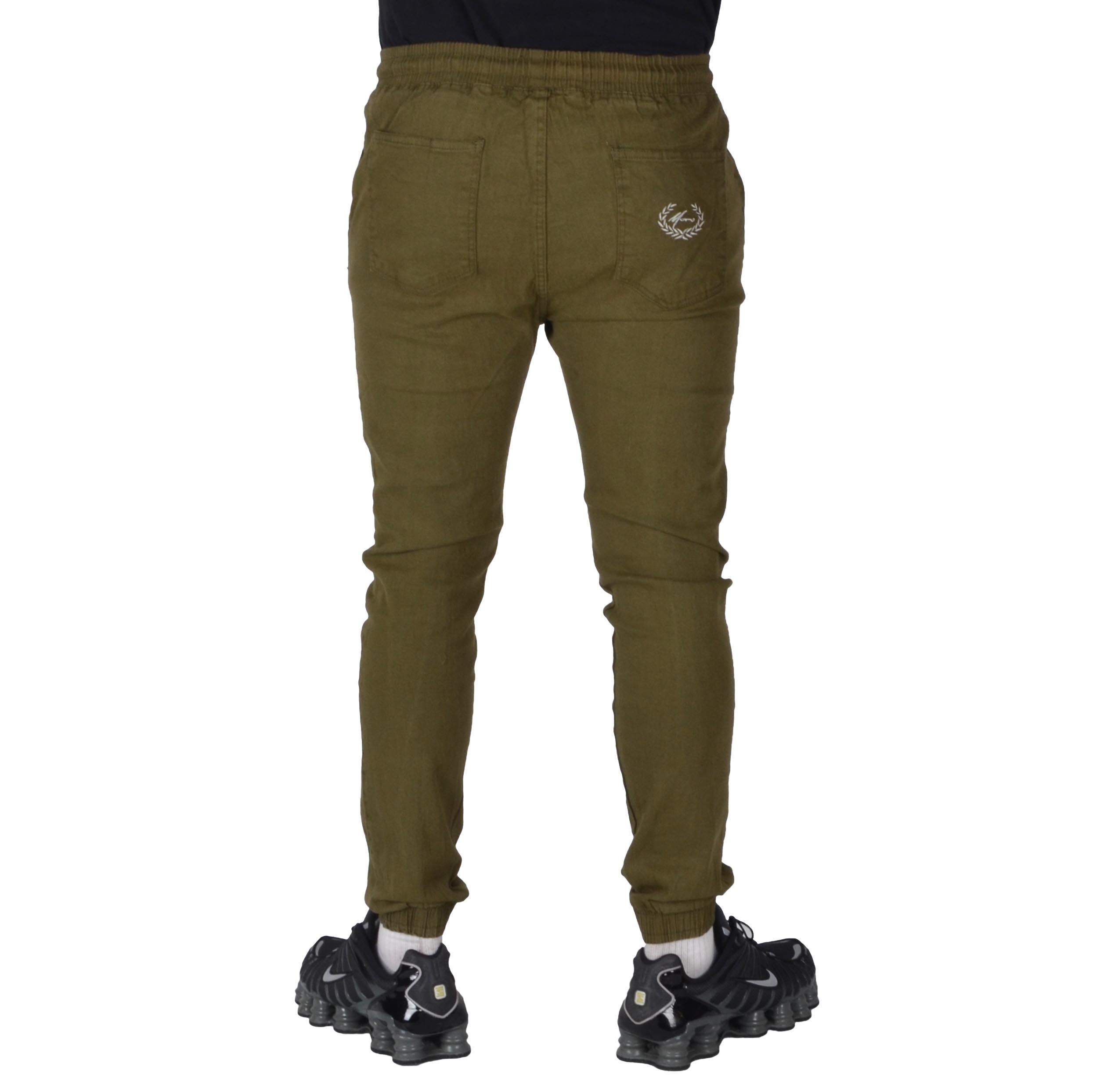 MORO SPORT SPODNIE JOGGER PARIS LAUR POCKET KHAKI