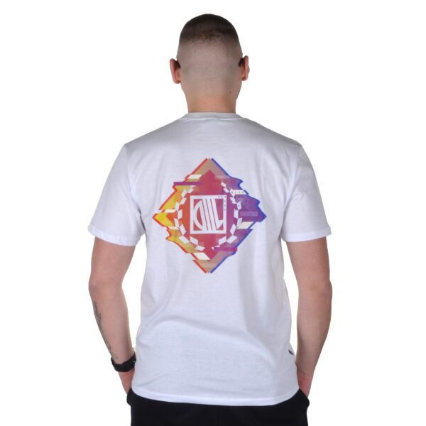 DIIL KOSZULKA KLASYK T-SHIRT ABSTRACT BIAŁA