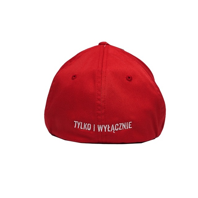 TIW ZDR TYLKO I WYŁĄCZNIE CZAPKA FITTED CAP CZERWONA