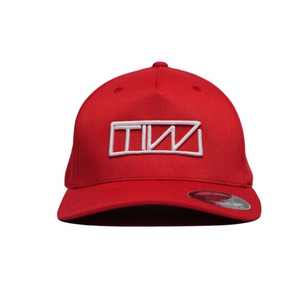 TIW ZDR TYLKO I WYŁĄCZNIE CZAPKA FITTED CAP CZERWONA