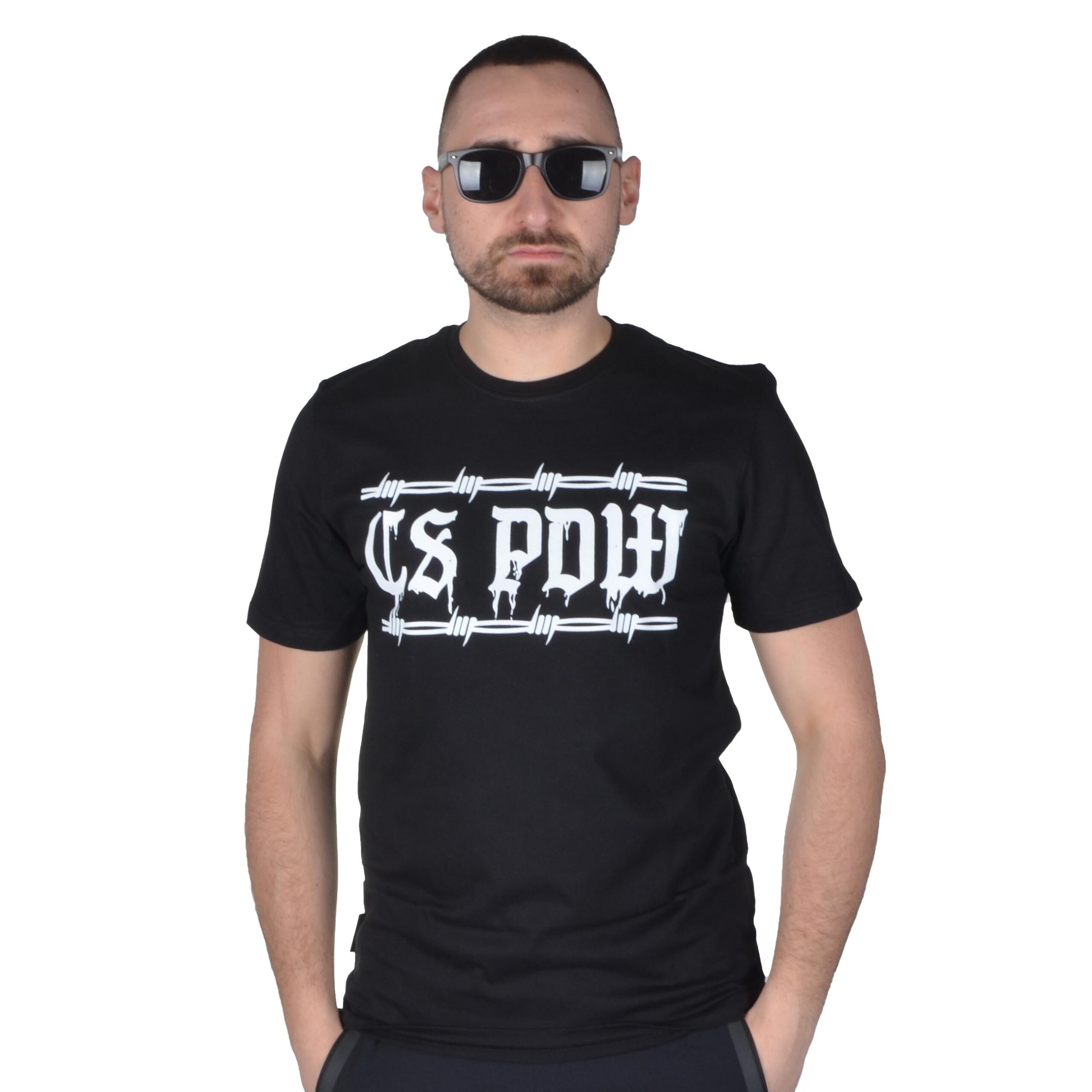 RPK CIEMNA STREFA RAZEM PONAD KILO KOSZULKA SKAZANY NA TRENING CS PDW CZARNA