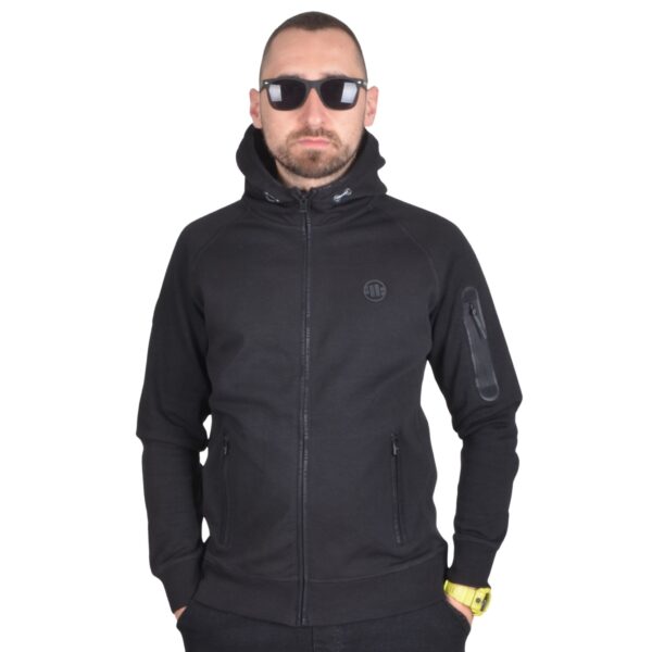 PIT BULL WEST COAST BLUZA Z KAPTUREM ZIP HERMES CZARNA