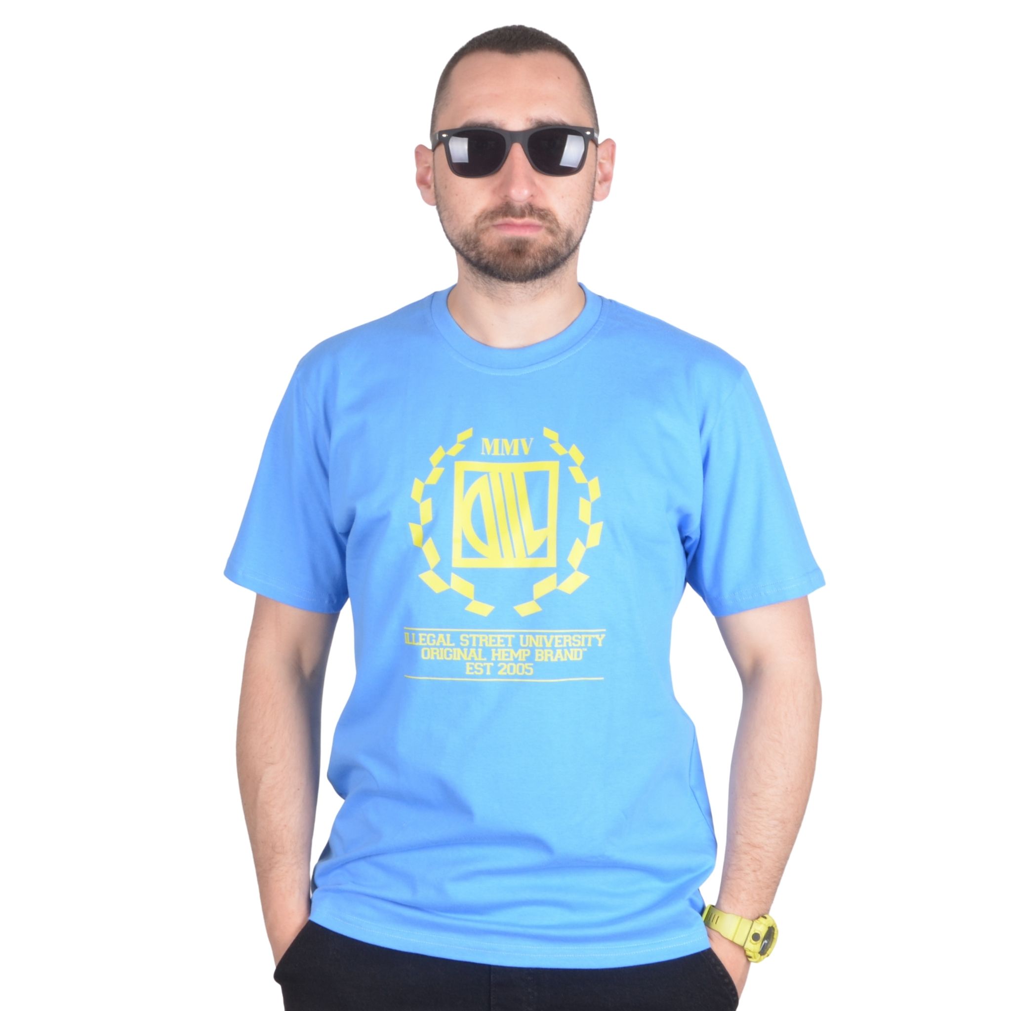 DIIL KOSZULKA KLASYK T-SHIRT LAUR KLASYK NIEBIESKA