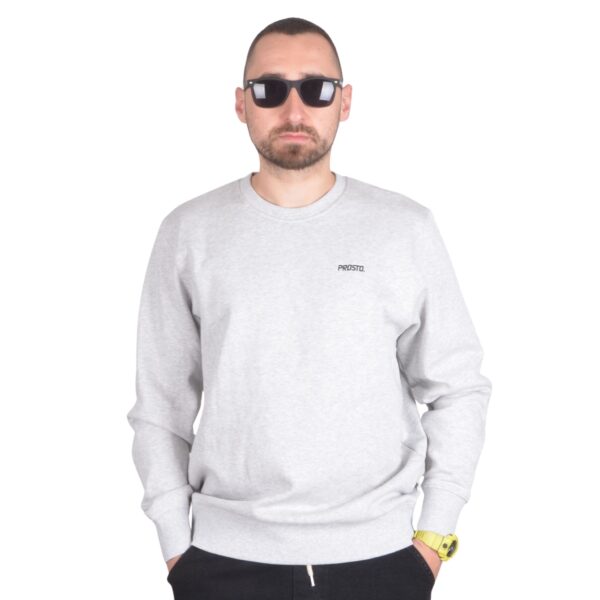 PROSTO. KLASYK BLUZA BEZ KAPTURA BASIC SZARA