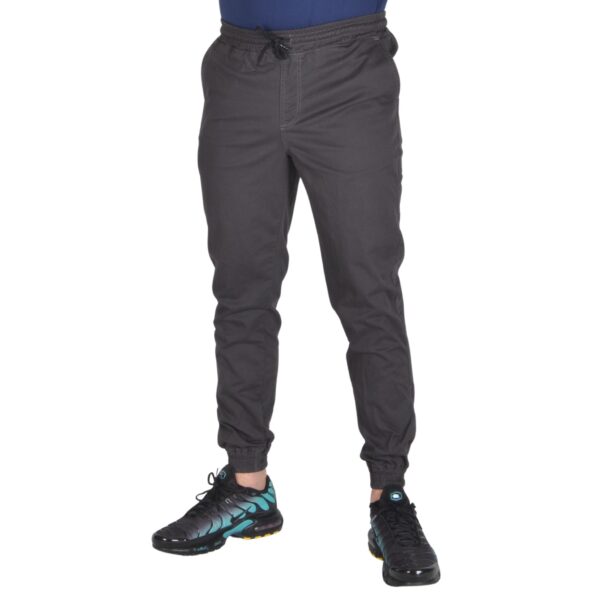 NEW BAD LINE SPODNIE JOGGER MATERIAŁOWE ICON GRAFITOWE
