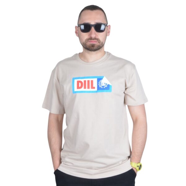 DIIL KOSZULKA KLASYK T-SHIRT STICKER BEŻOWA