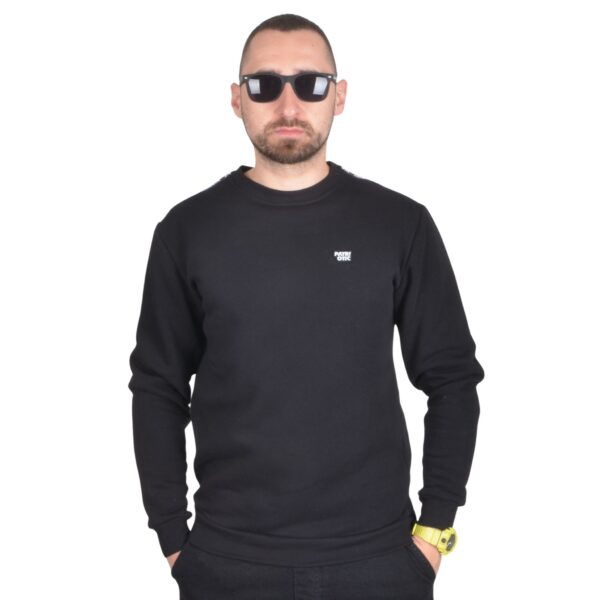 PATRIOTIC BLUZA BEZ KAPTURA KLASYCZNA CLS MINI APP LINE CZARNA
