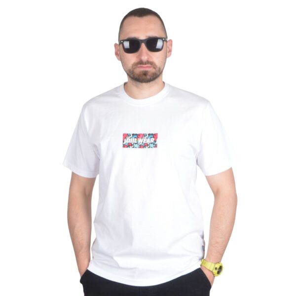 DIIL KOSZULKA KLASYK T-SHIRT PATTERN BIAŁA