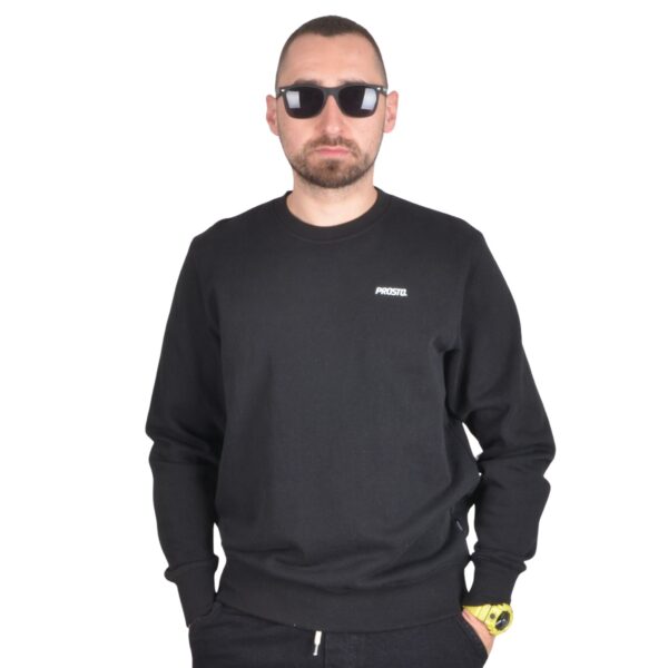 PROSTO. KLASYK BLUZA BEZ KAPTURA BASIC CZARNA