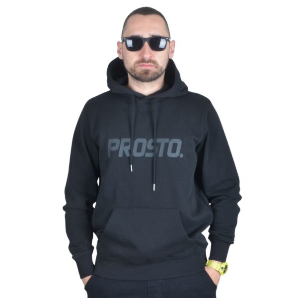 PROSTO. KLASYK BLUZA Z KAPTUREM HOODIE MATCHED CZARNA