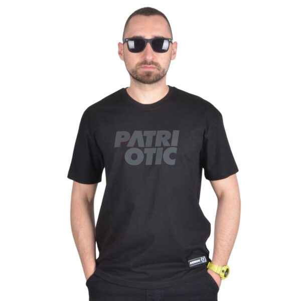PATRIOTIC KOSZULKA T-SHIRT CLS RED SHADOW CZARNA