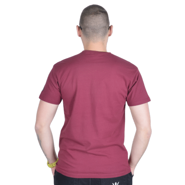 PATRIOTIC KOSZULKA T-SHIRT CLS APP SLEEVE BORDOWA