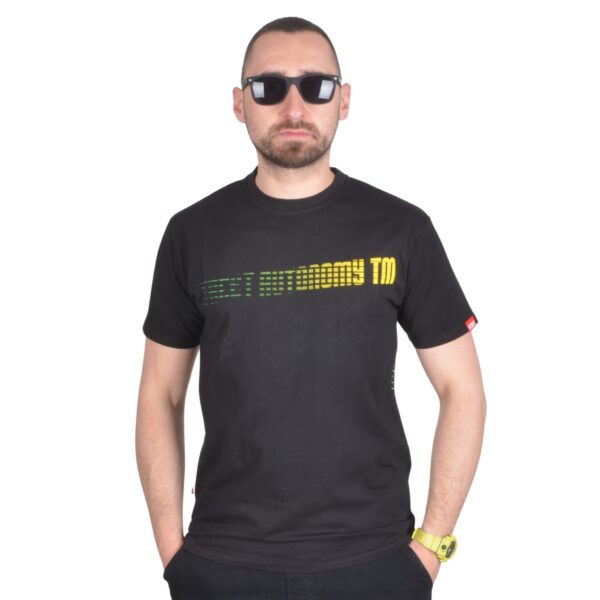 STREET AUTONOMY KOSZULKA BACKTEAM 2025 CZARNA ZIELONA