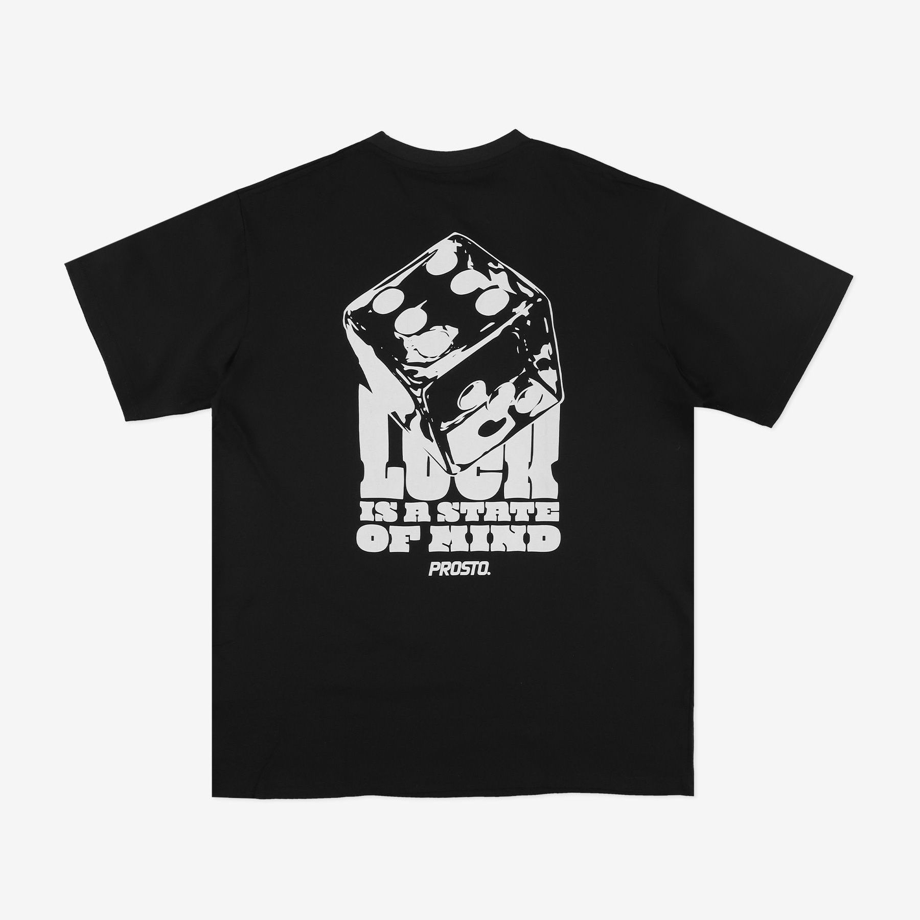 PROSTO. KLASYK KOSZULKA T-SHIRT LUCK CZARNA