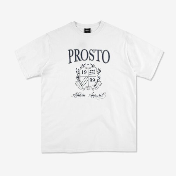 PROSTO. KLASYK KOSZULKA T-SHIRT PLURT BIAŁA