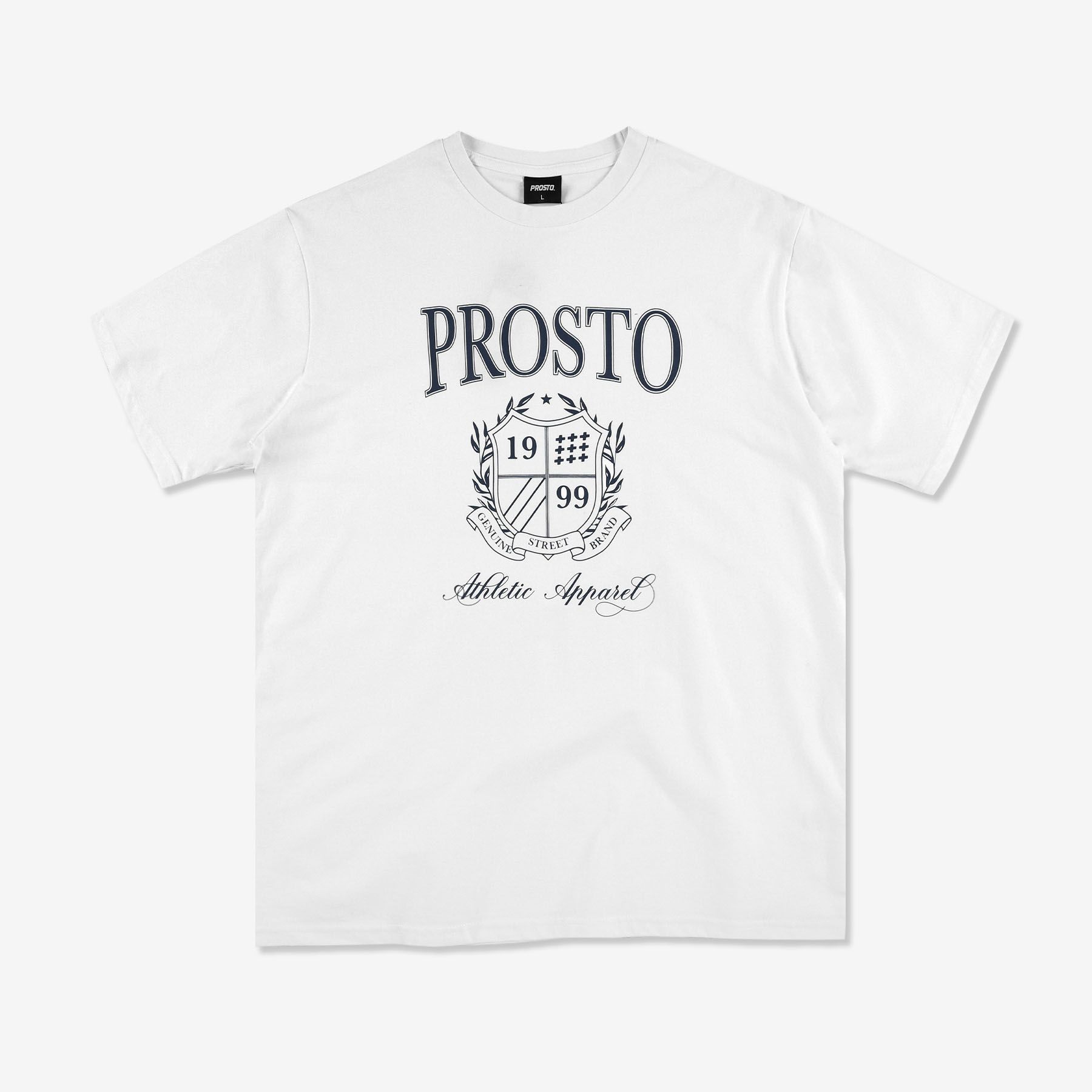 PROSTO. KLASYK KOSZULKA T-SHIRT PLURT BIAŁA