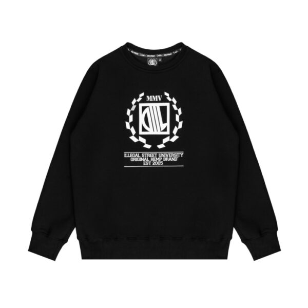 DIIL BLUZA BEZ KAPTURA KLASYK LAUR CLASSIC CZARNA WHITE