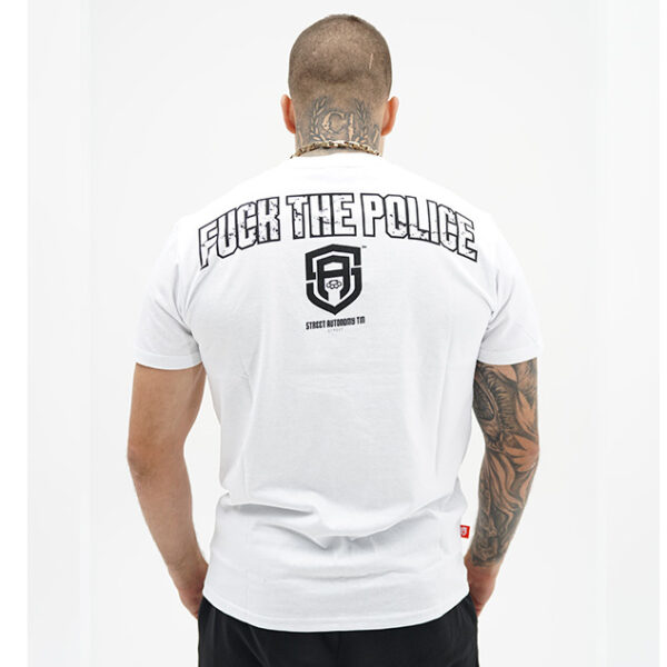 STREET AUTONOMY KOSZULKA FUCK 2025 BIAŁA