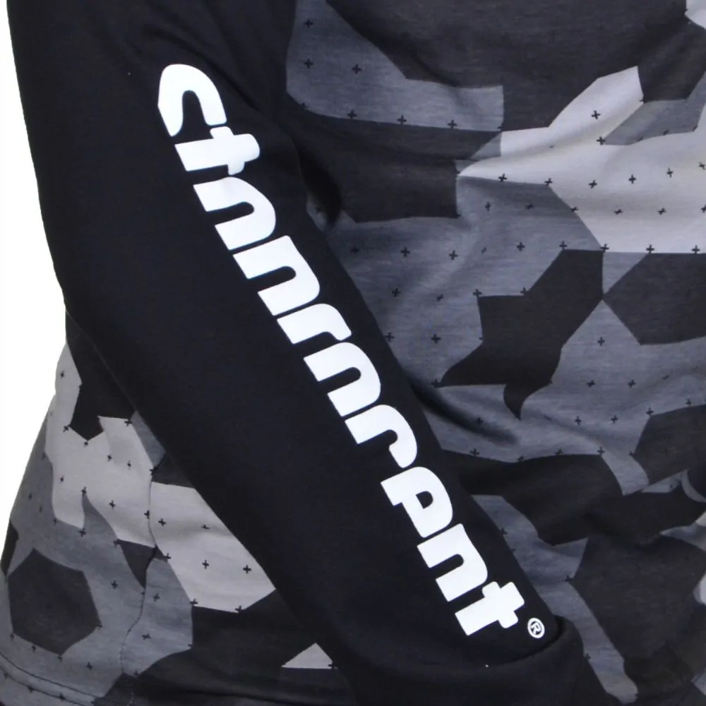 LONGSLEEVE STOPROCENT LS CAMO18 CZARNY
