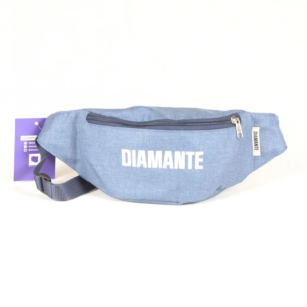 DIAMANTE WEAR SASZETKA WHITE LOGO NIEBIESKI JEANS