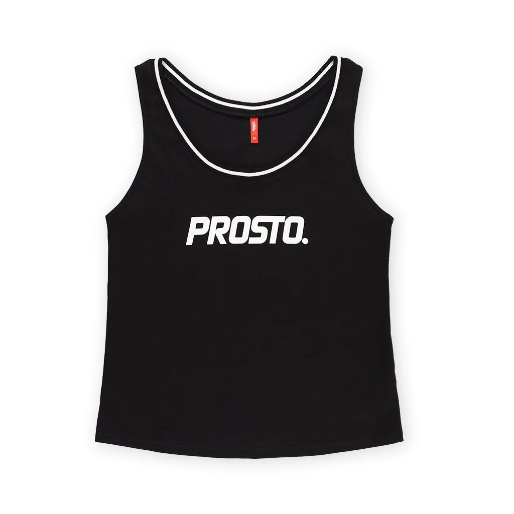 PROSTO. KLASYK TANK TOP DAMSKI JORDIE CZARNY