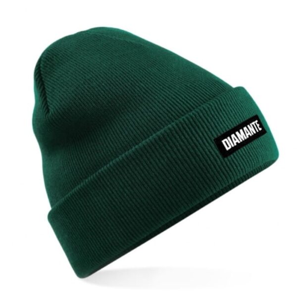 DIAMANTE WEAR CZAPKA ZIMOWA BEANIE ZIELONA