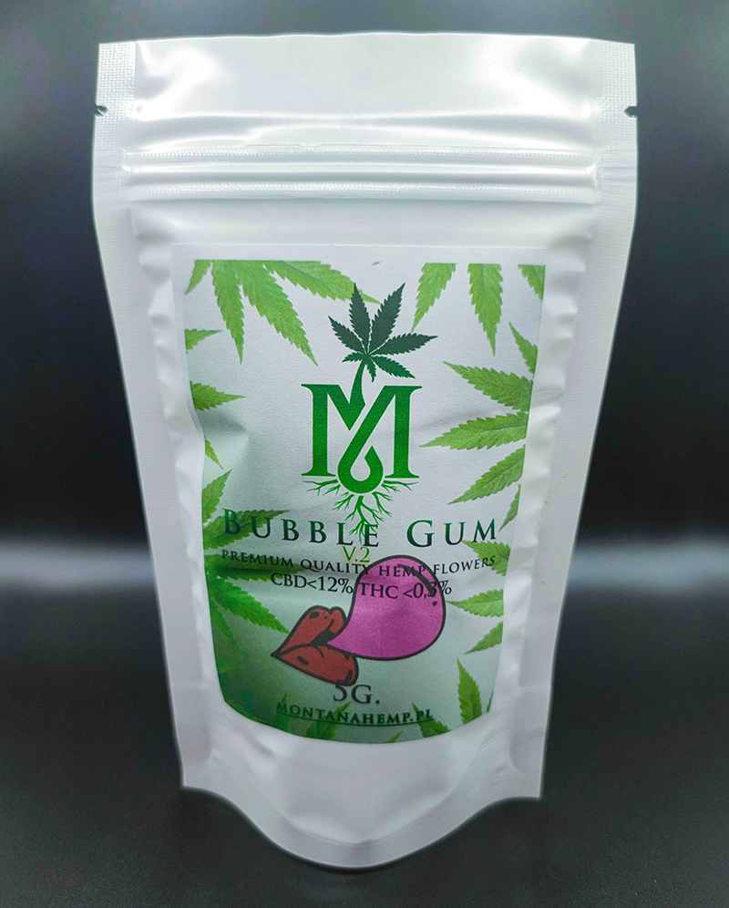SUSZ KONOPNY MONTANA - BUBBLE GUM V.2 <12% CBD