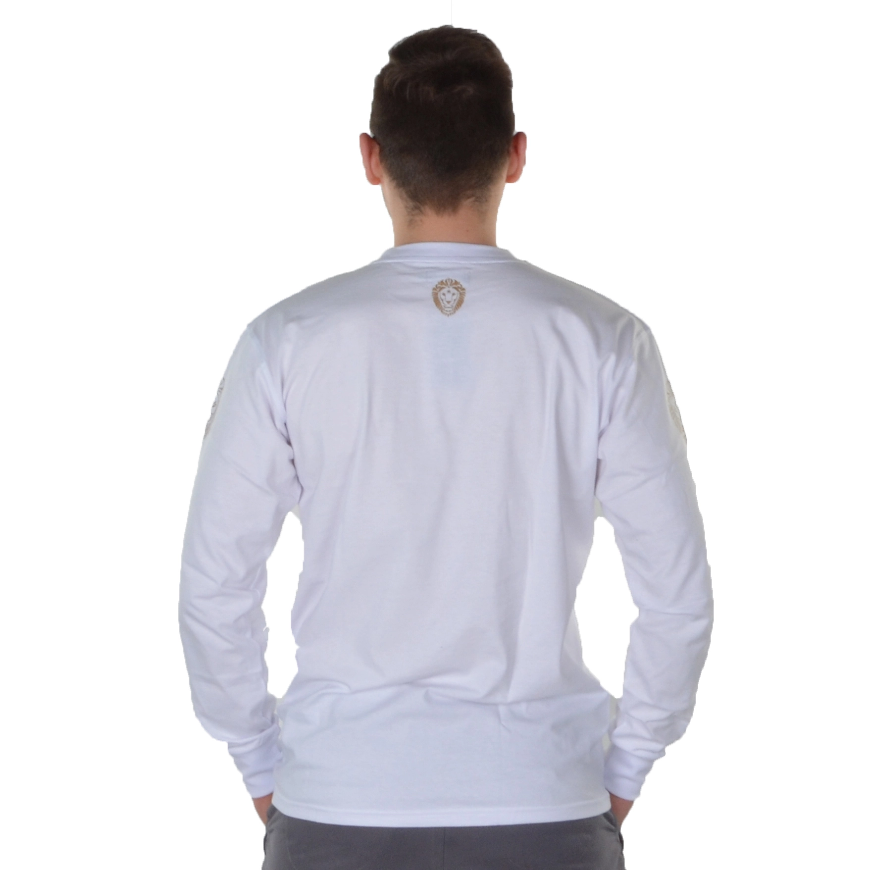 GANJA MAFIA LONGSLEEVE KALION MULTILOGO BIAŁY