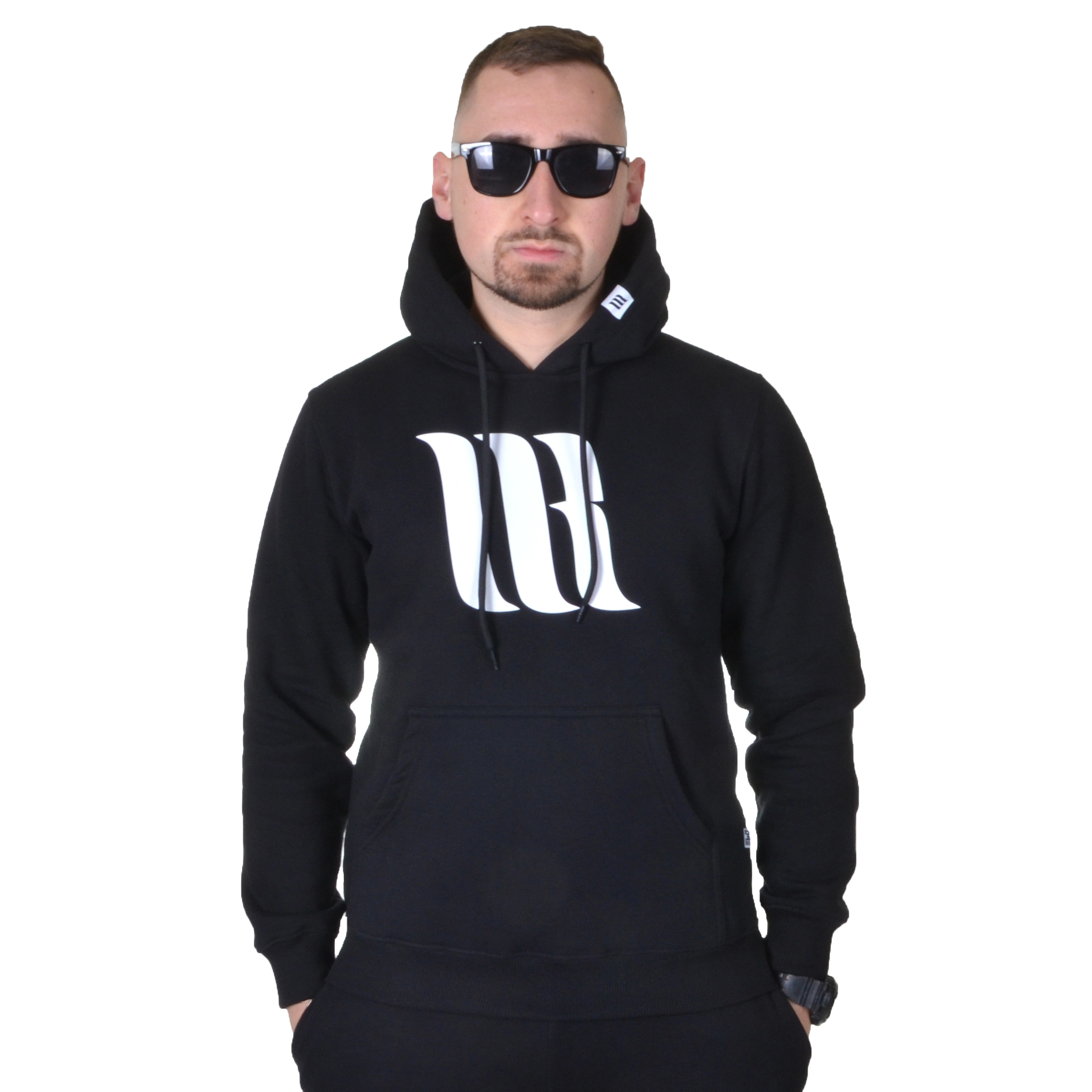 360 STOPNI BLUZA Z KAPTUREM MR CREW CZARNA