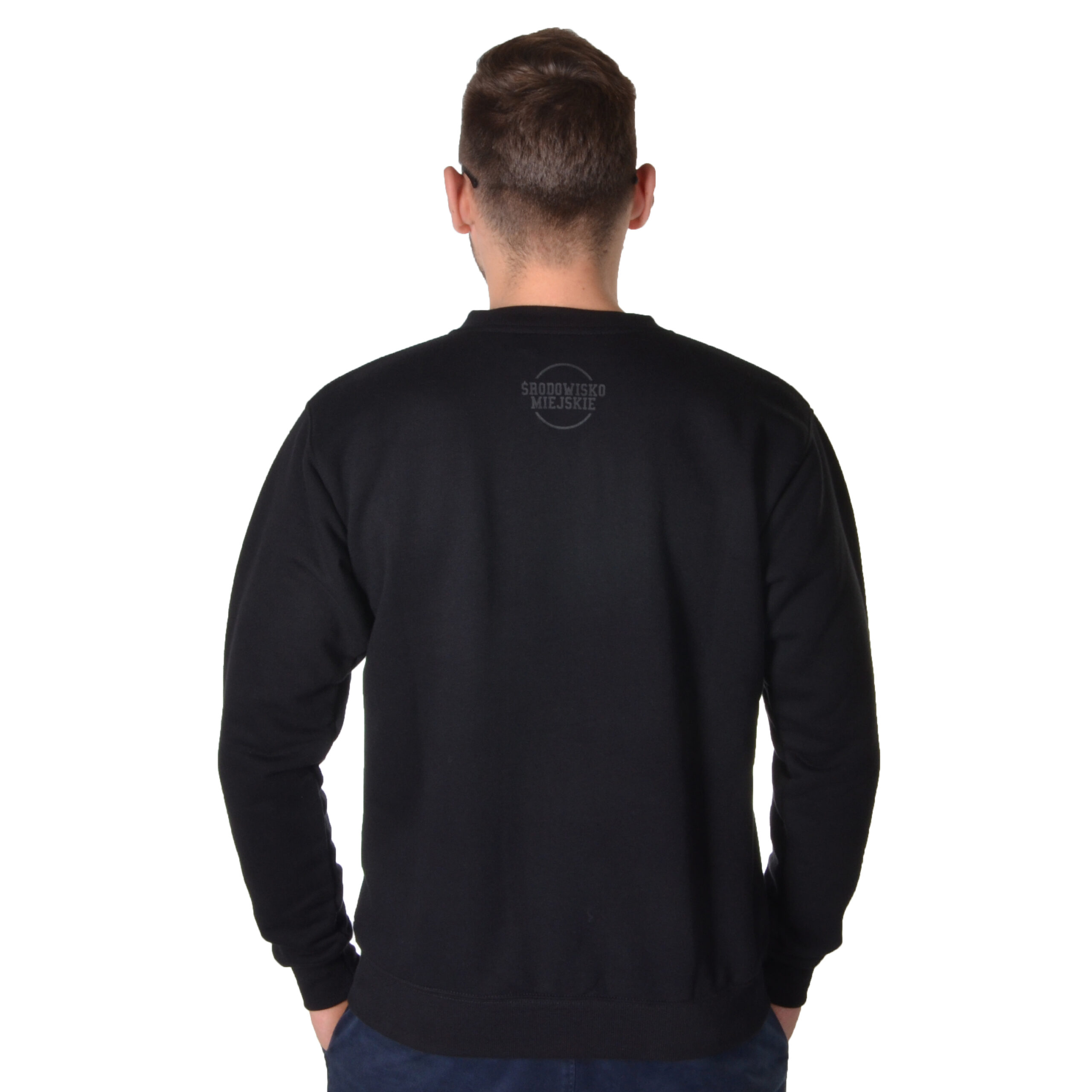 ŚRODOWISKO MIEJSKIE BLUZA BEZ KAPTURA CLASSIC CZARNA