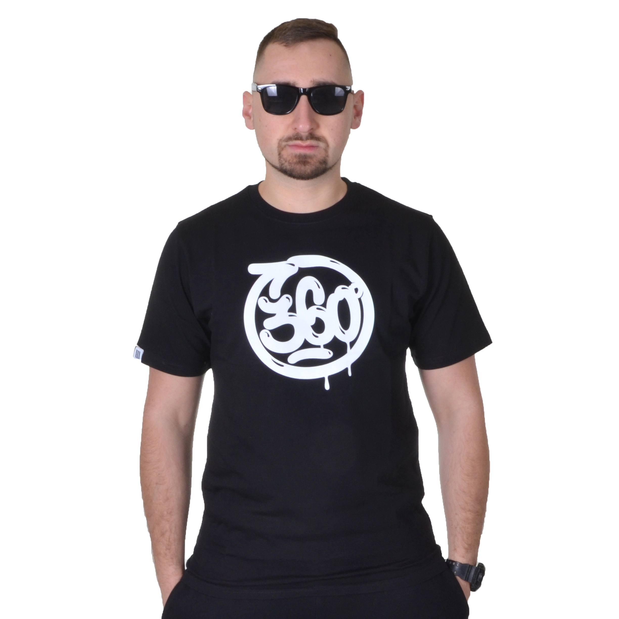 360 STOPNI KOSZULKA MR NAME CZARNA