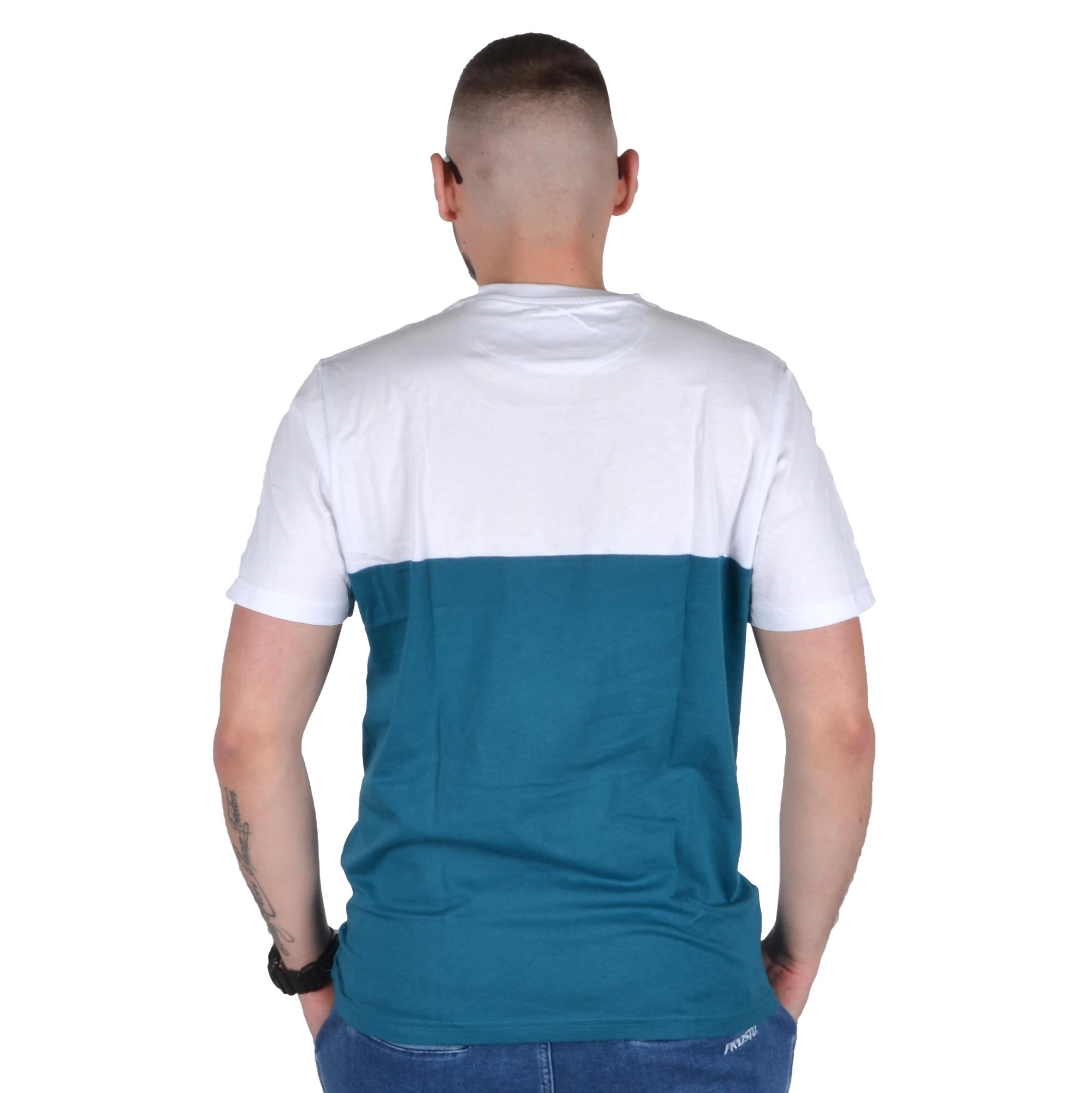 PROSTO. KLASYK KOSZULKA T-SHIRT ALMIGHTY TURKUSOWA
