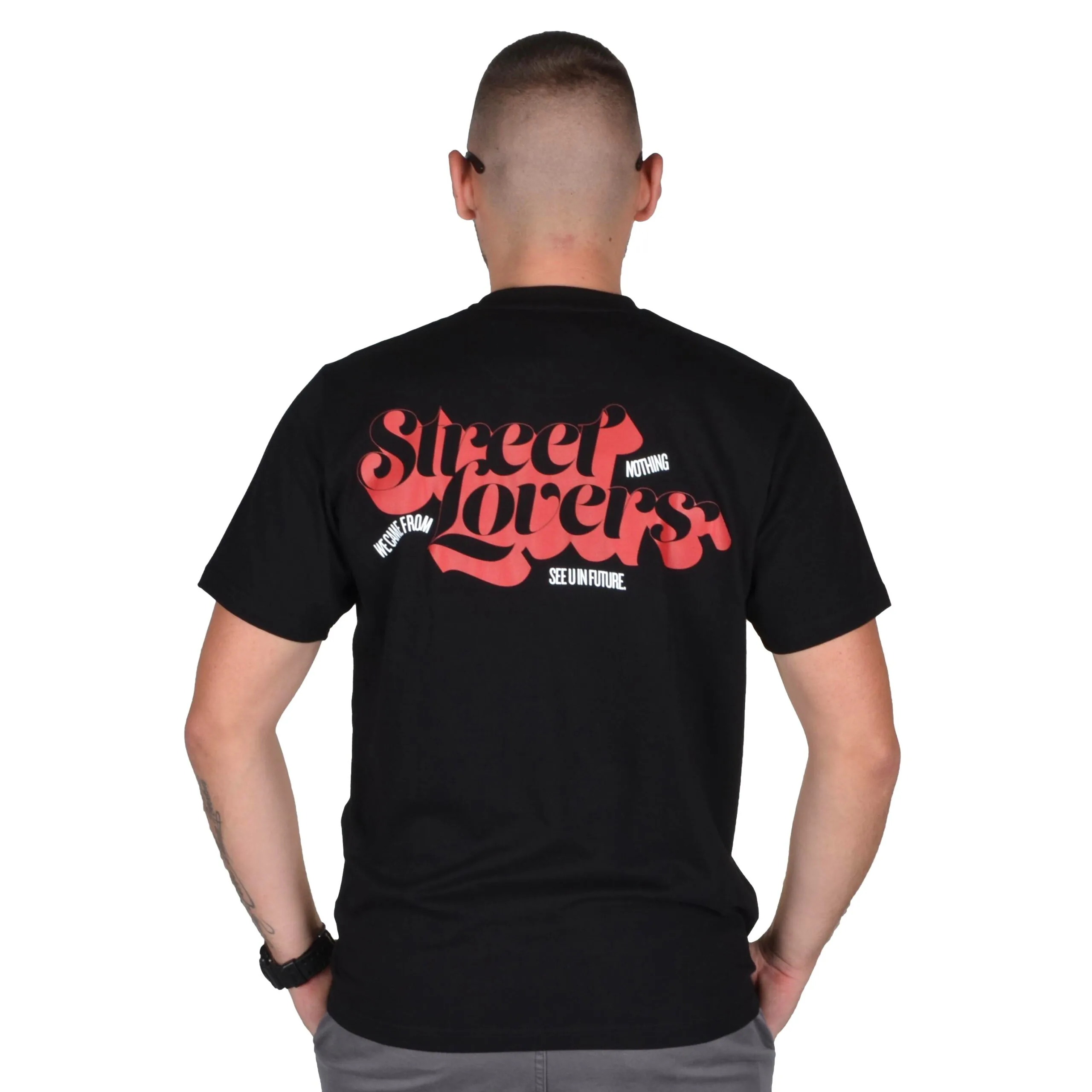 PROSTO. KLASYK KOSZULKA T-SHIRT STREELO CZARNA