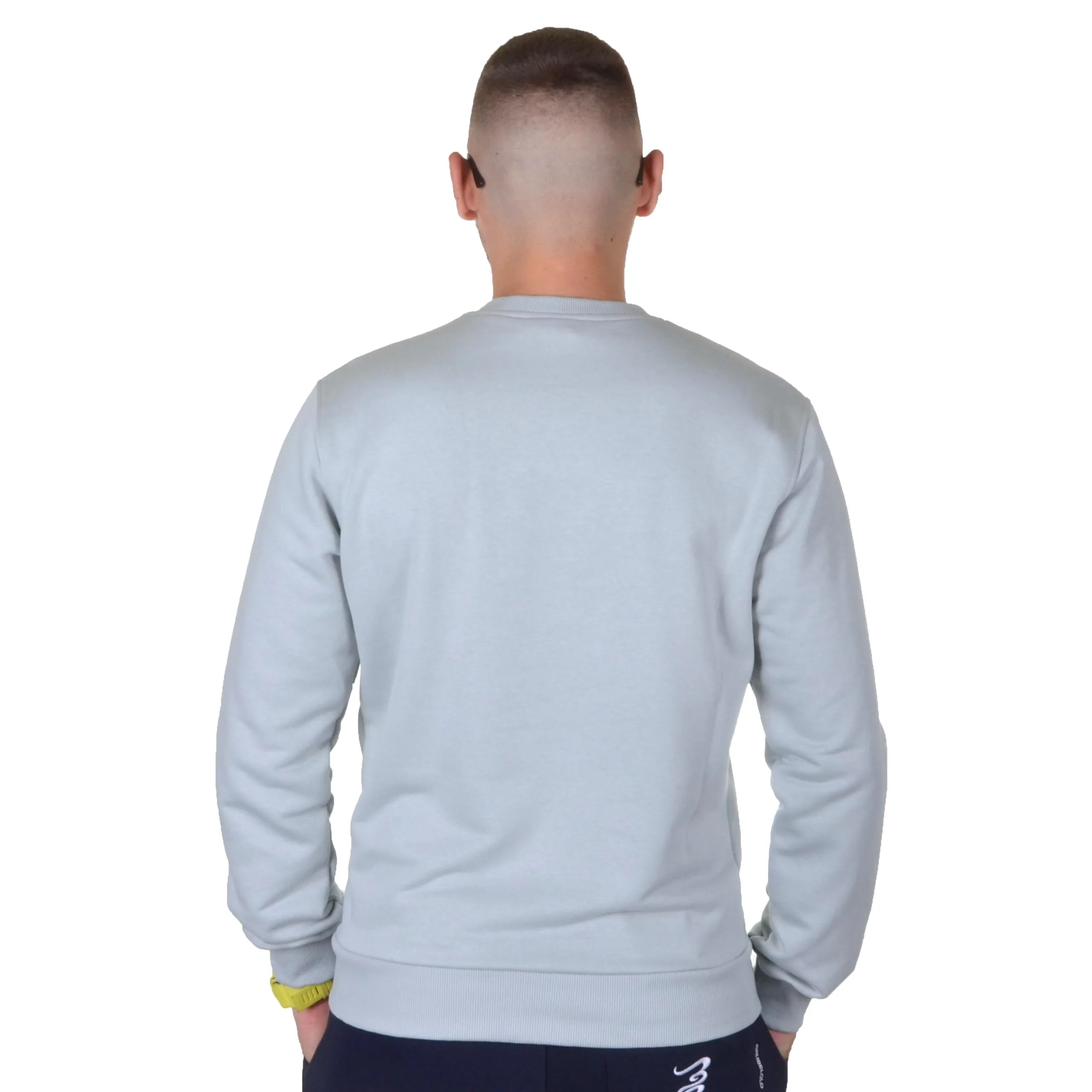 TIW TYLKO I WYŁĄCZNIE BLUZA BEZ KAPTURA LOGO 3D SZARA