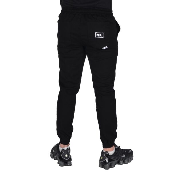 NEW BAD LINE SPODNIE JOGGER MATERIAŁOWE CHINO ICON CZARNE