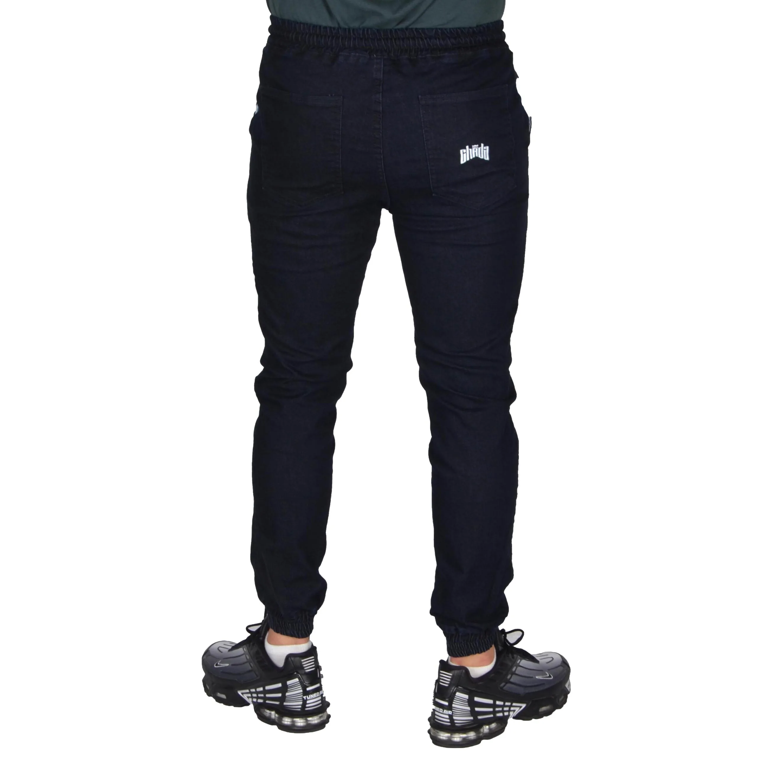 CHADA PROCEDER SPODNIE JEANSOWE JOGGER HAFT JEANS GRANATOWE