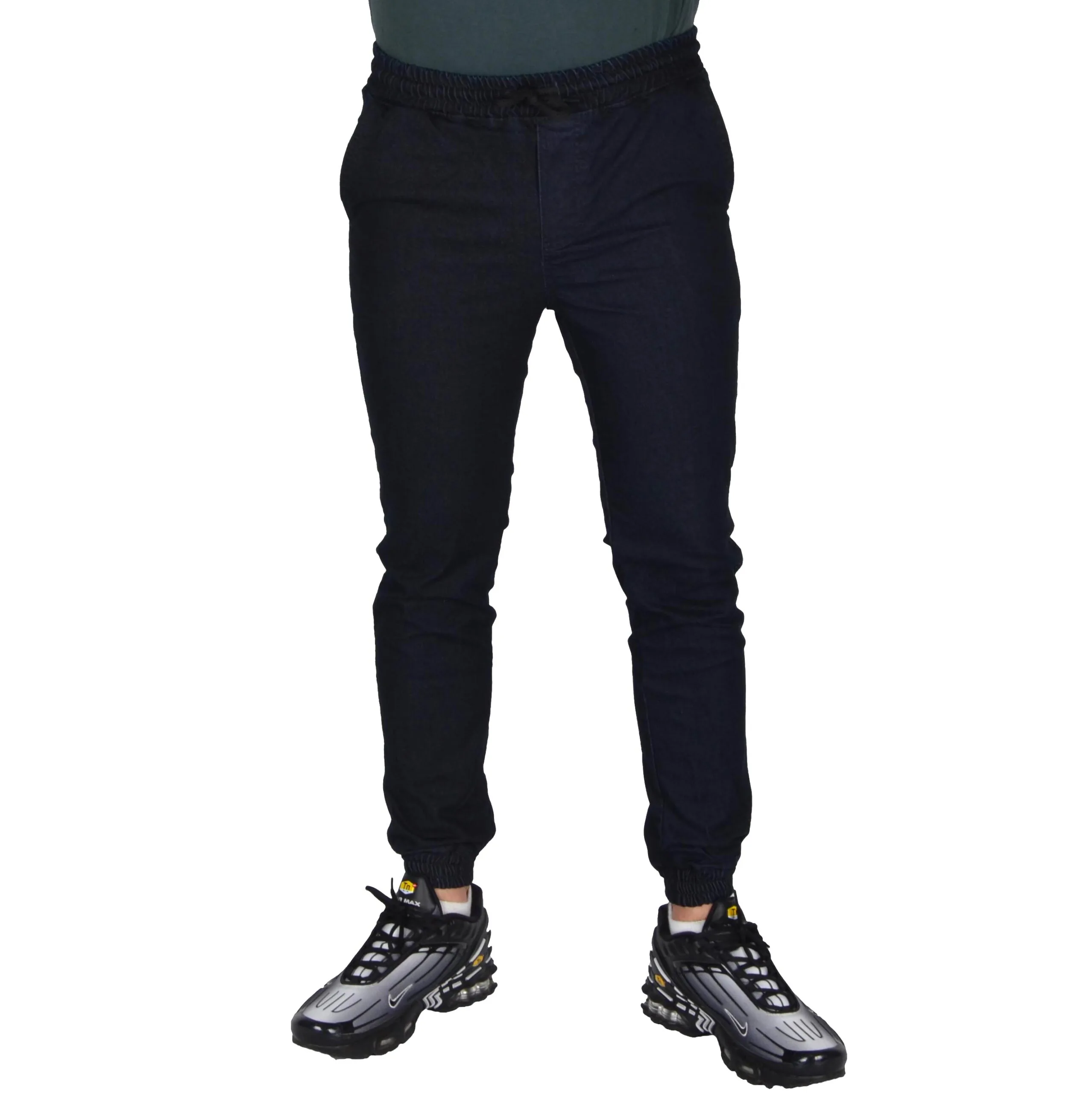 CHADA PROCEDER SPODNIE JEANSOWE JOGGER HAFT JEANS GRANATOWE