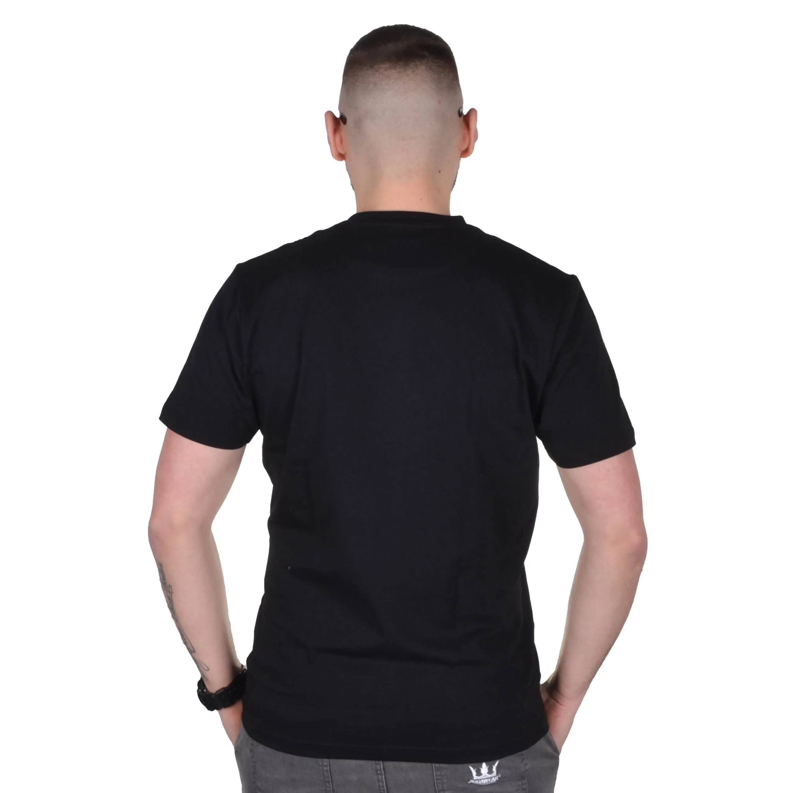 PROSTO. KLASYK KOSZULKA T-SHIRT LOGSTRI CZARNA