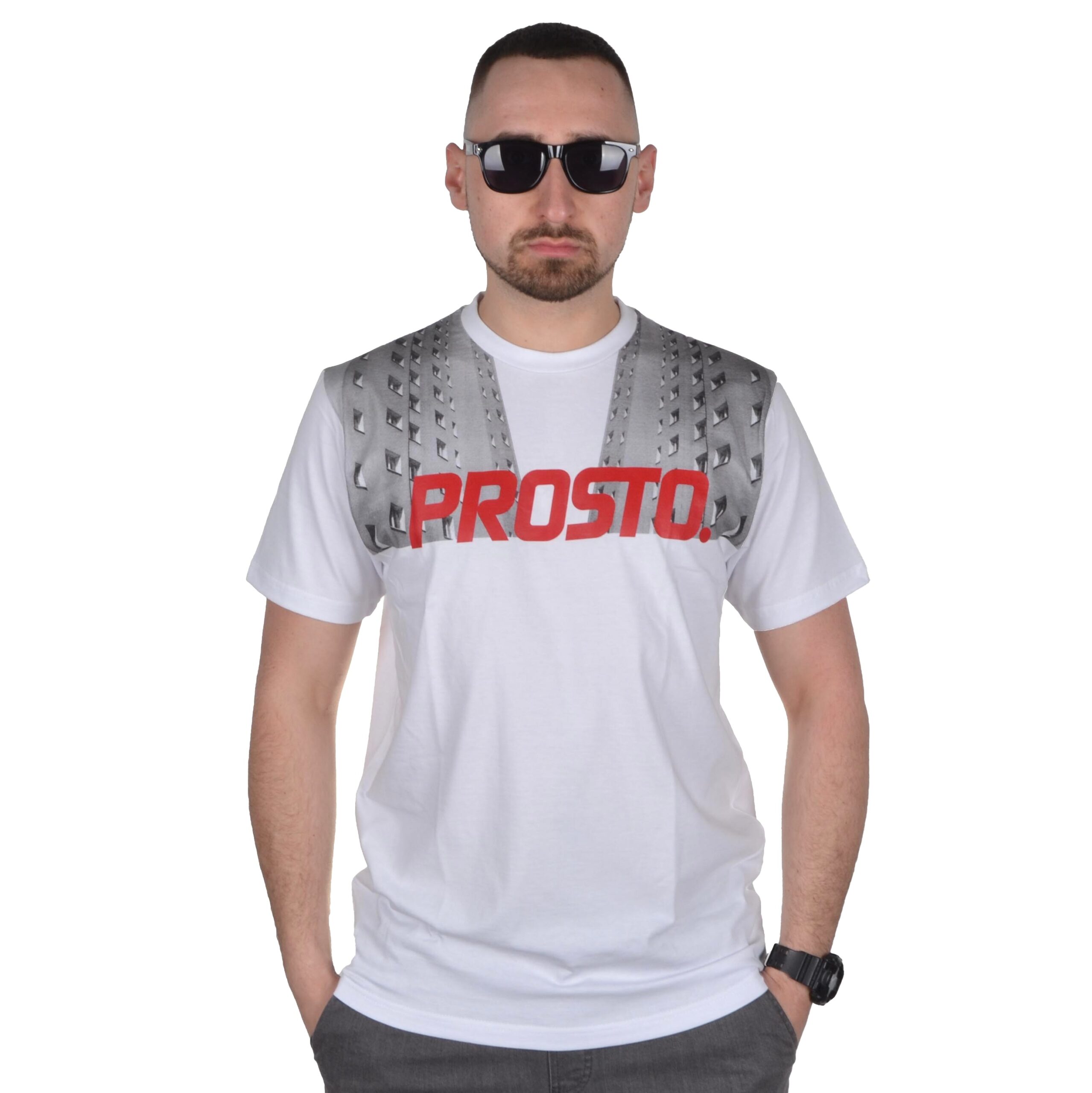 PROSTO. KLASYK KOSZULKA T-SHIRT WILL BIAŁA