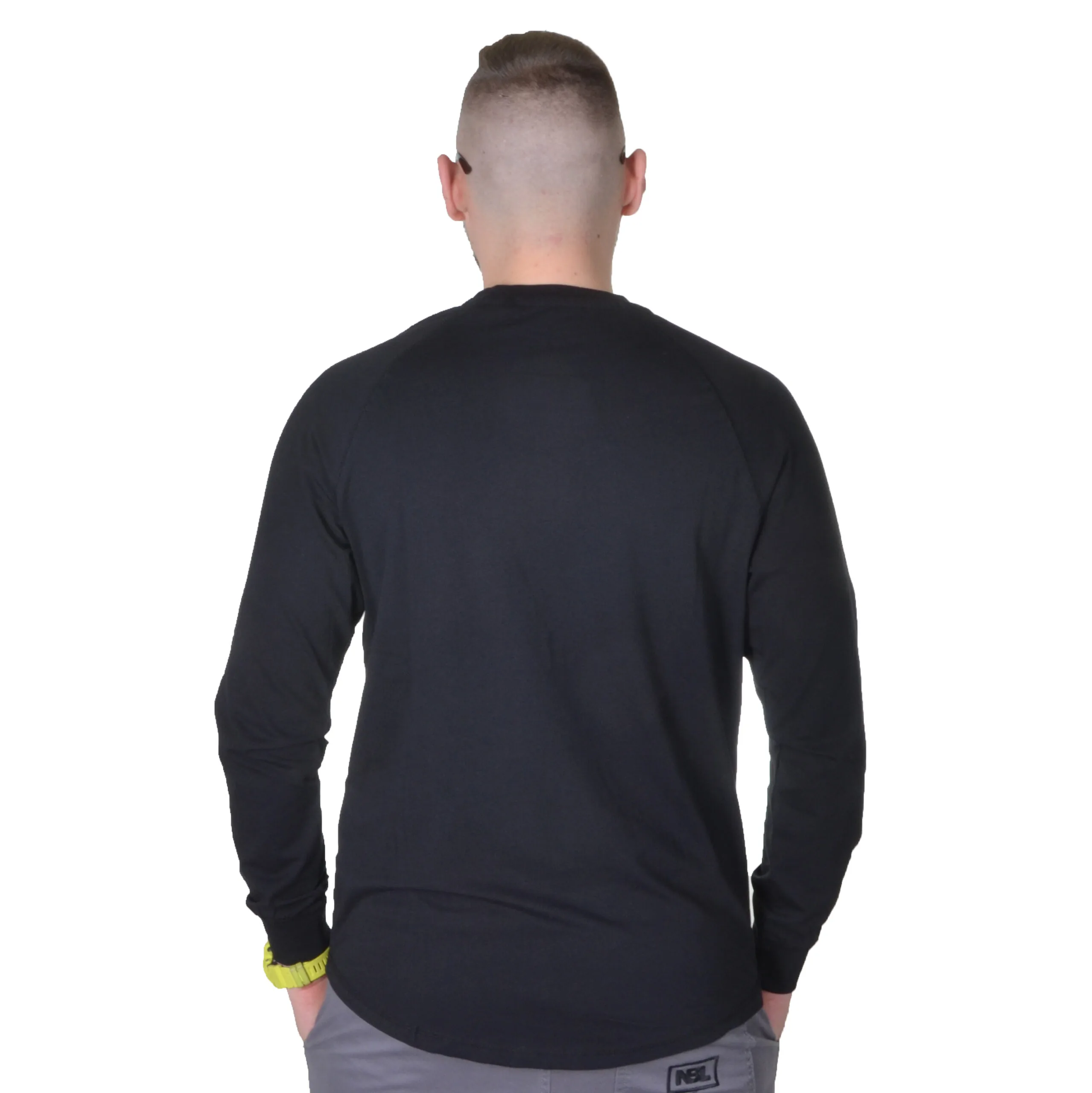 PIT BULL WEST COAST LONGSLEEVE SPANDEX SMALL LOGO CZARNY