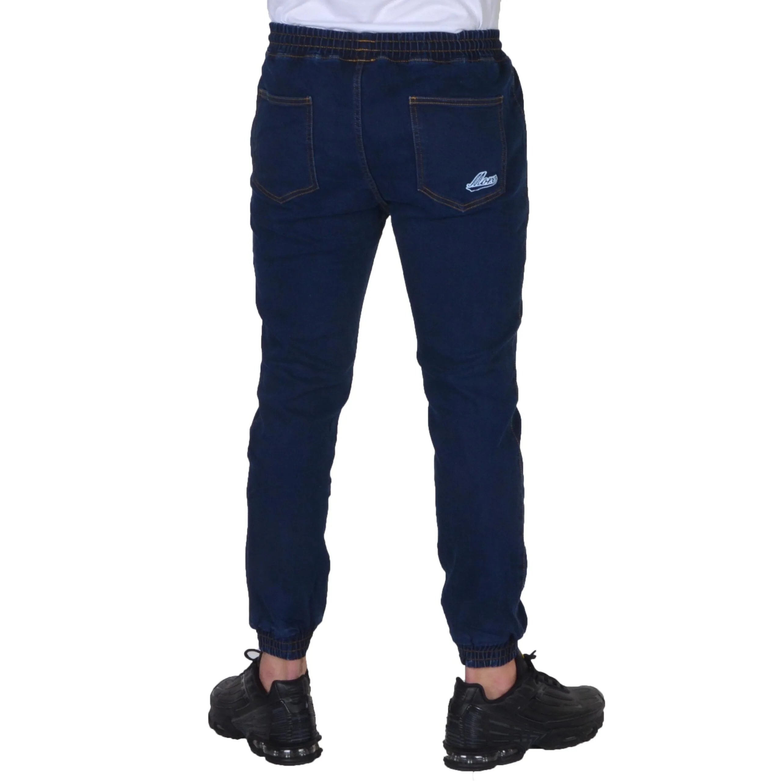 MORO SPORT SPODNIE JOGGER BASEBALL JEANS CIEMNY
