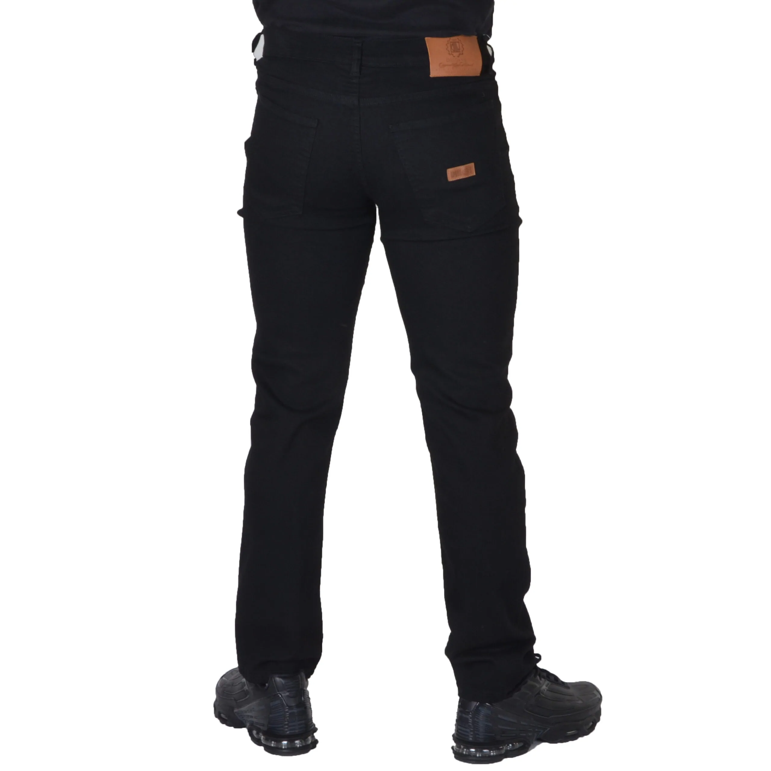 DIIL SPODNIE JEANSOWE REGULAR SKÓRKA CZARNY JEANS