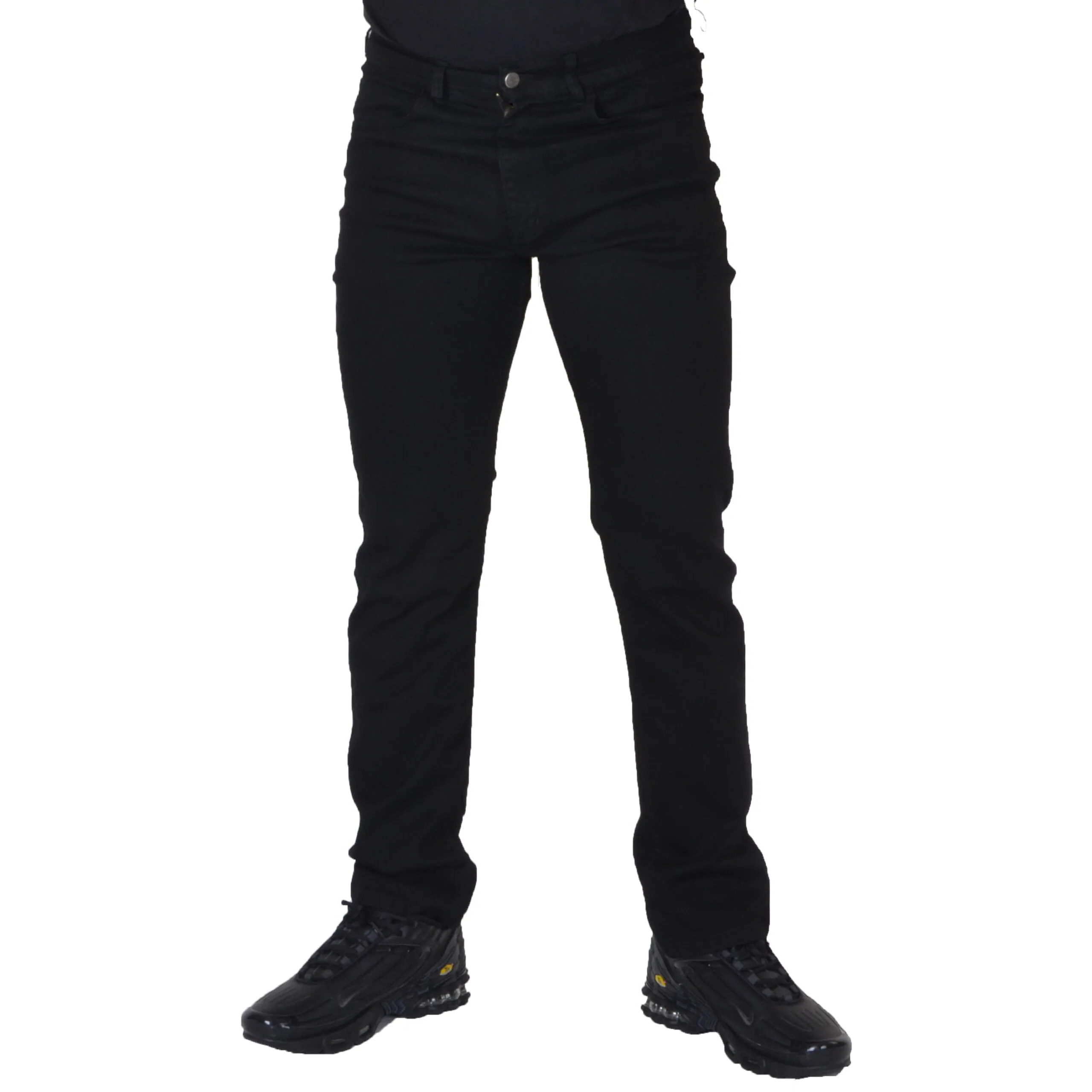 DIIL SPODNIE JEANSOWE REGULAR SKÓRKA CZARNY JEANS