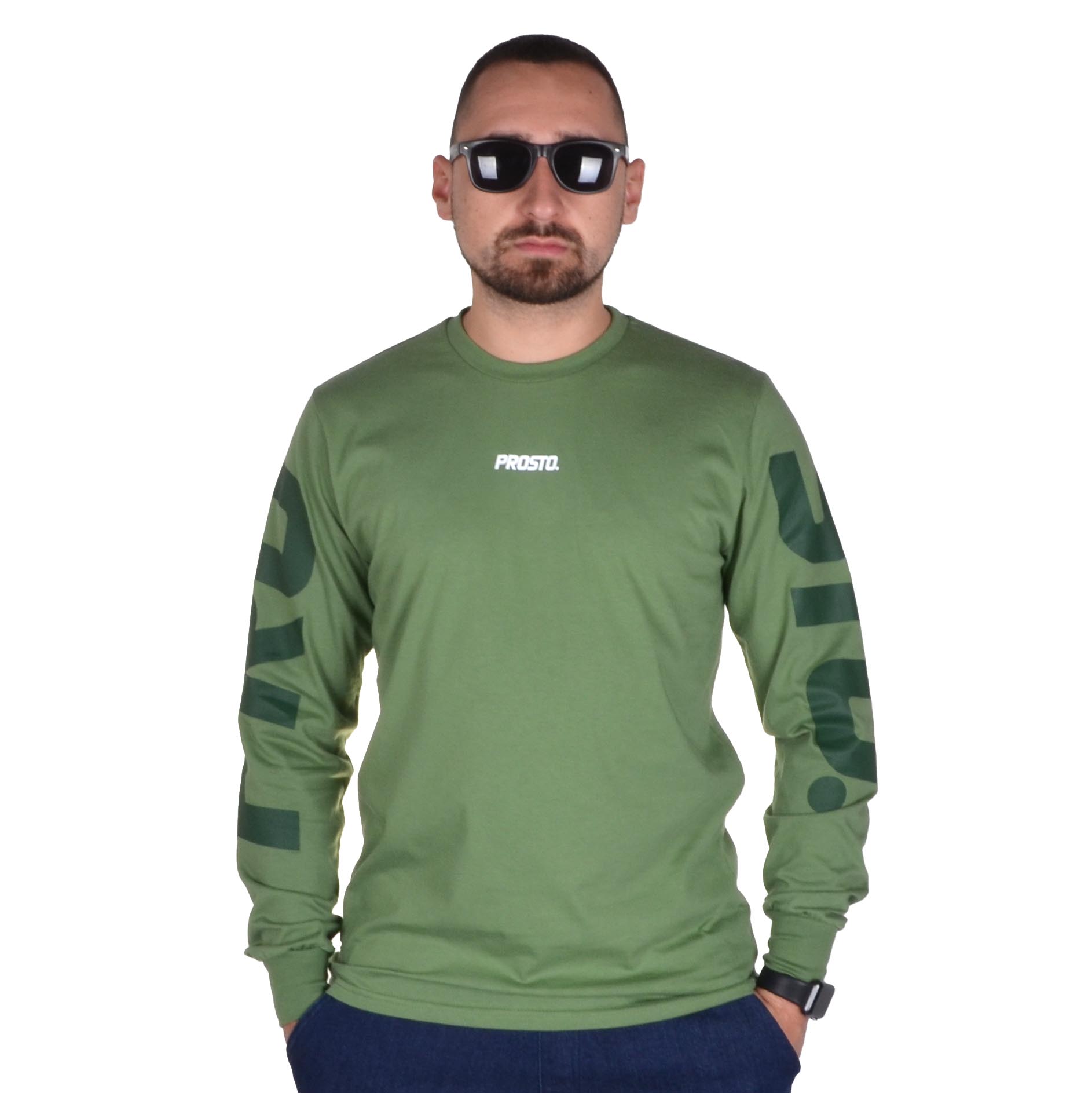 PROSTO. KLASYK LONGSLEEVE BOTHIE ZIELONY