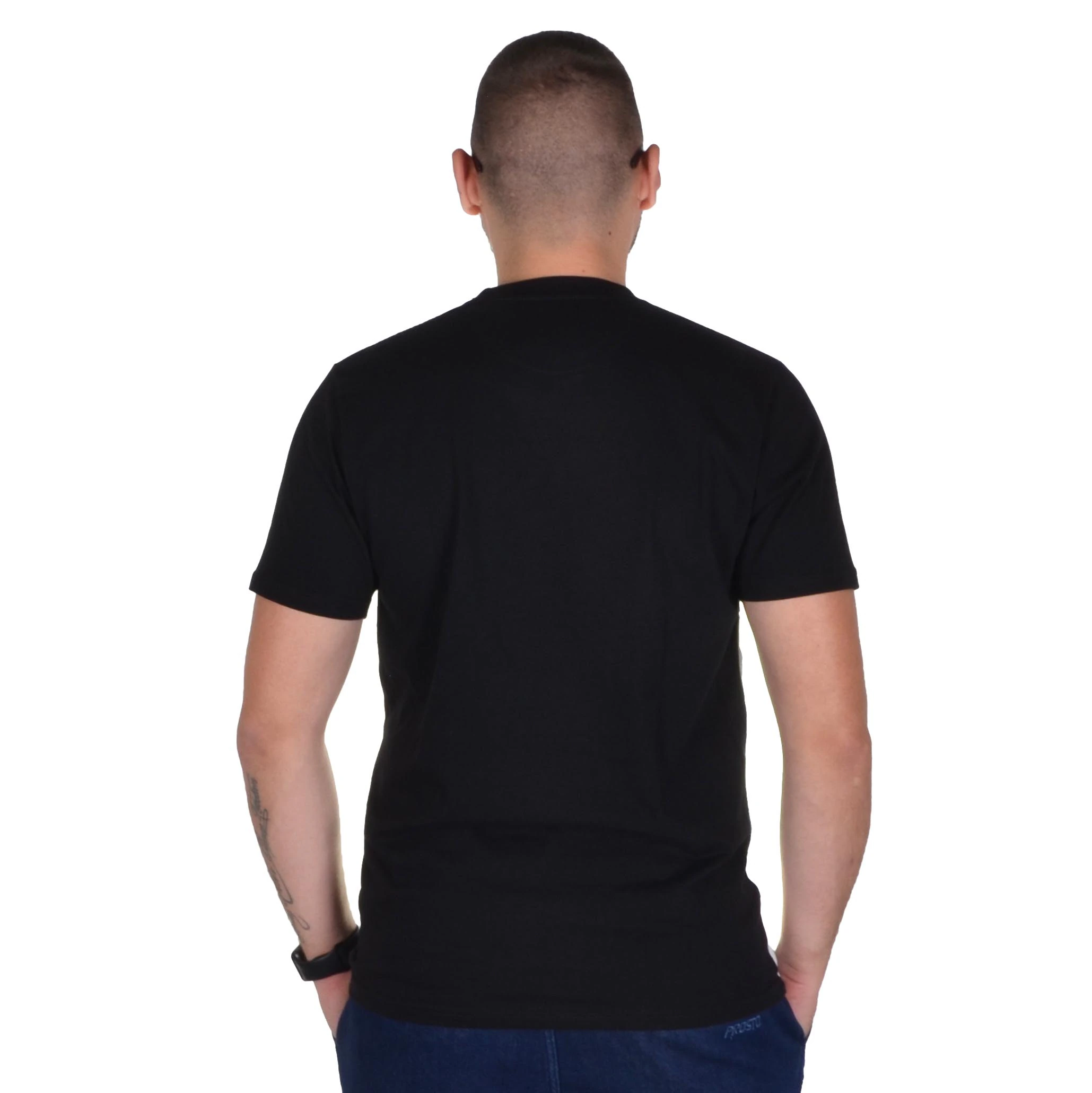 PROSTO. KLASYK KOSZULKA T-SHIRT OUTLAY CZARNA