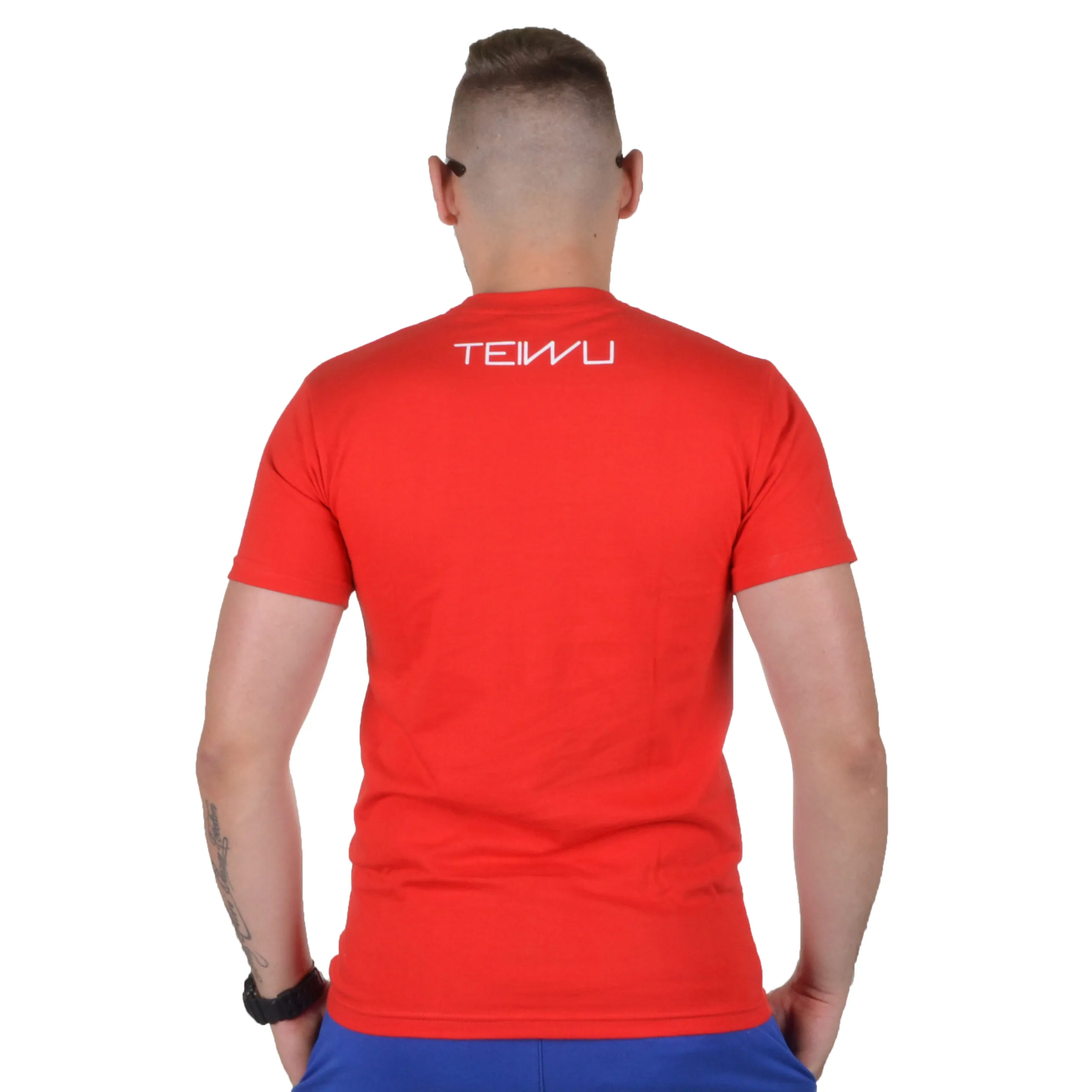 TIW TYLKO I WYŁĄCZNIE KOSZULKA BOX LOGO KLASYK CZERWONA